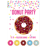 Invitación Donuts. Pers